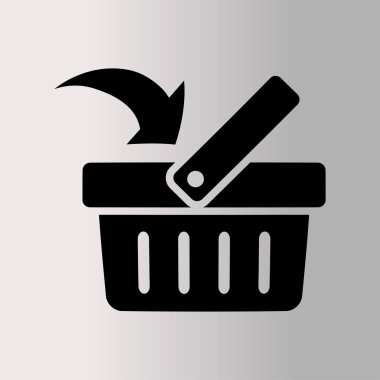 Alışveriş sepeti simgesi 