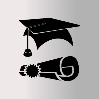 Diploma ve mezuniyet şapka