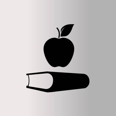 Elma ve kitap simgesi 