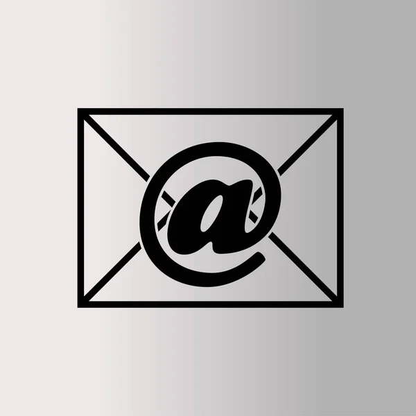 Icône de lettre email — Image vectorielle