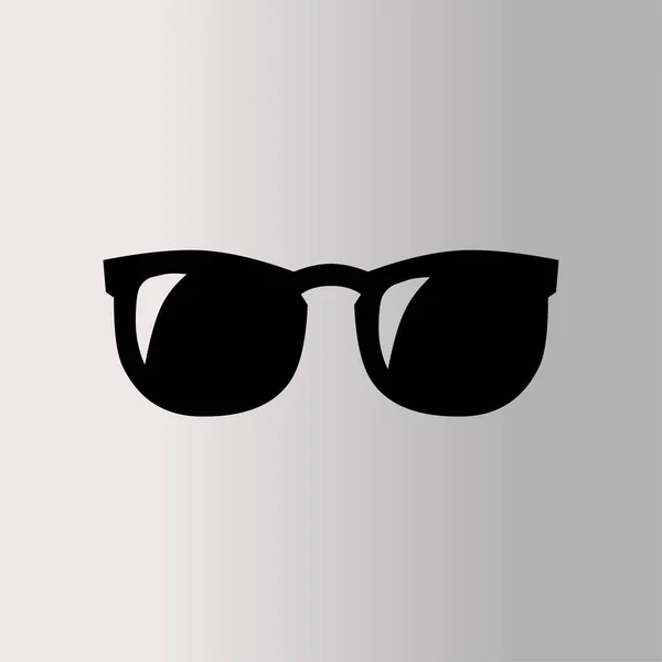 Sluneční brýle ploché ikony — Stockový vektor