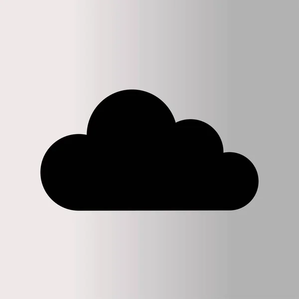 Bulut simgesi illüstrasyon — Stok Vektör