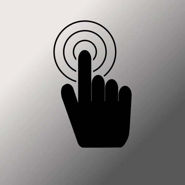 Vektor Touchscreen Smartphone Symbol — Stockvektor