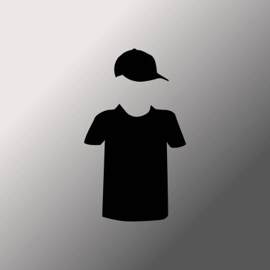 Tshirt vektör simge tasarlamak
