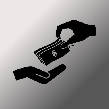 para nakit vektör simgesi. dolar