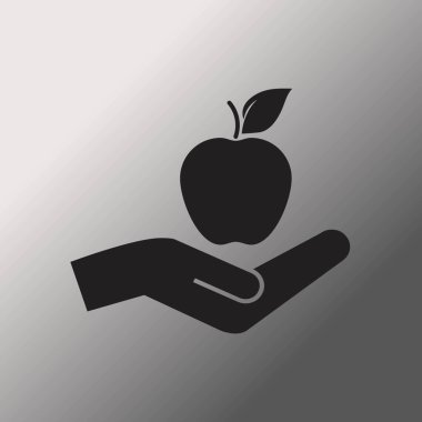 elma üstünde palmiye kutsal kişilerin resmi