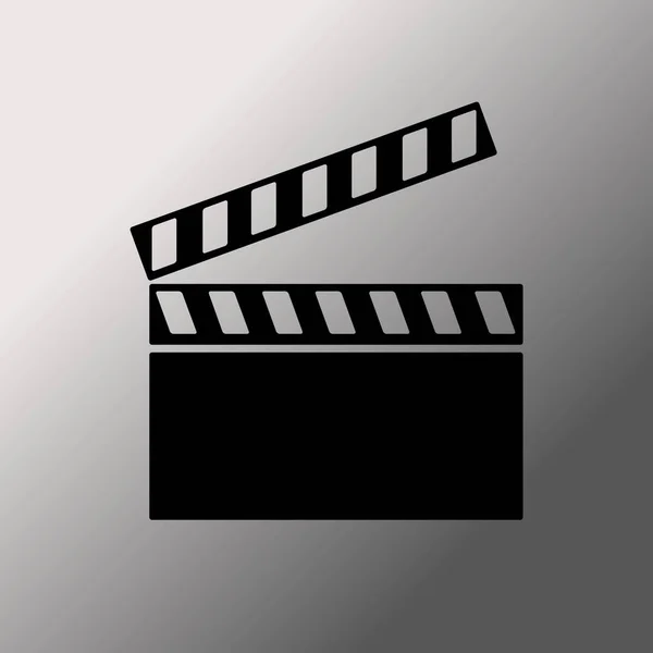 Ícone de vídeo, sinal de cinema — Vetor de Stock
