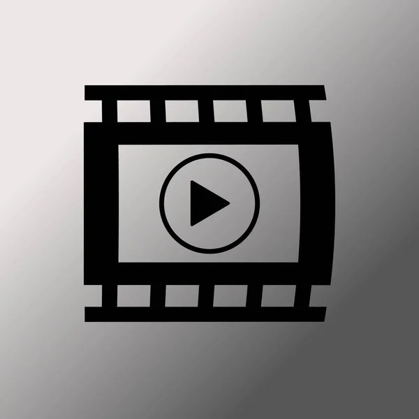 Video Symbol Vektor Illustration — Stockvektor