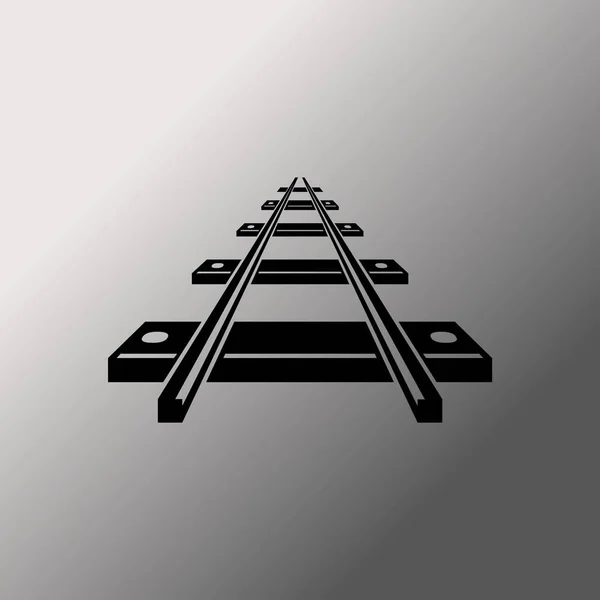 Illustration Zum Eisenbahnvektorsymbol — Stockvektor