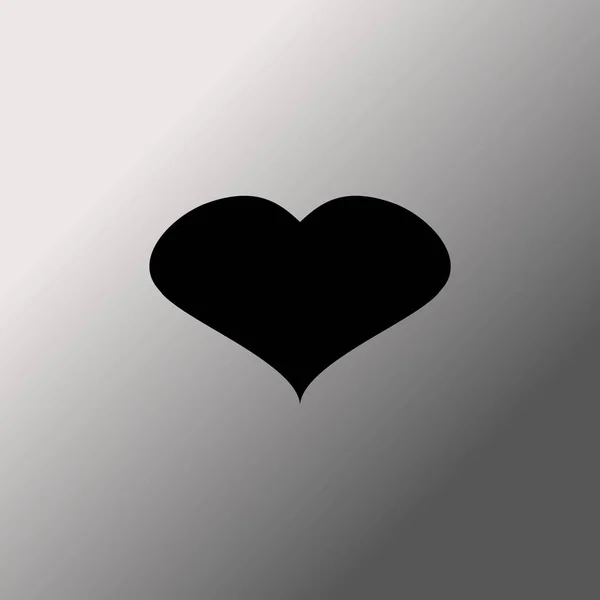 Heart Icon Love Symbol Vector Illustration — Stock Vector