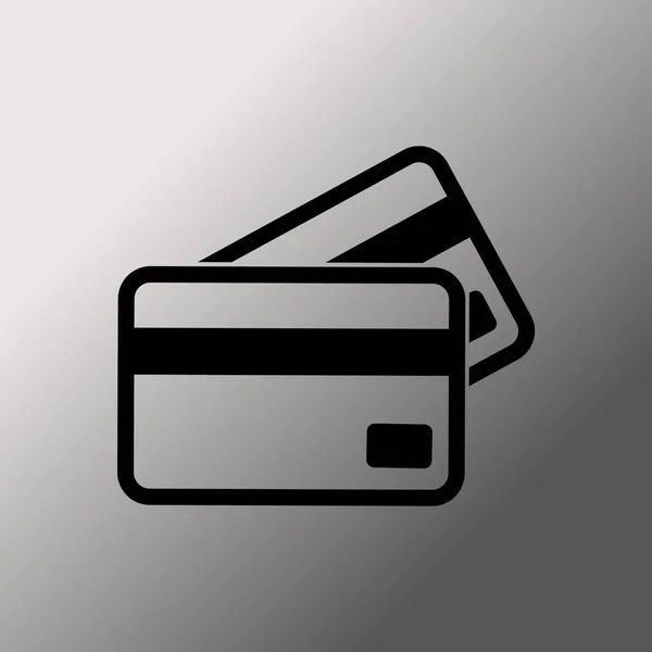 Carte di credito in possesso — Vettoriale Stock