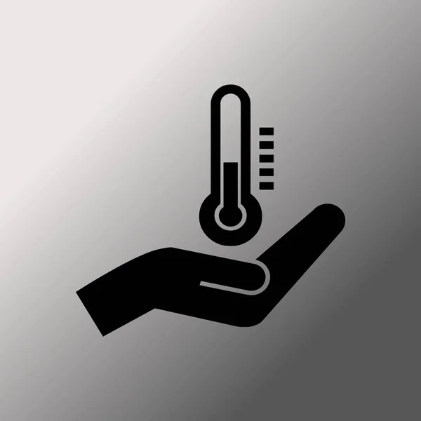 Vectorillustratie Pictogram Thermometer — Stockvector