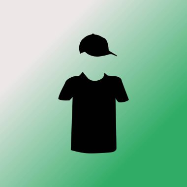Tshirt vektör simge tasarlamak
