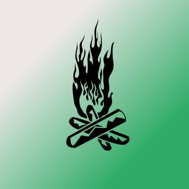 şenlik ateşi vektör simge tasarlamak