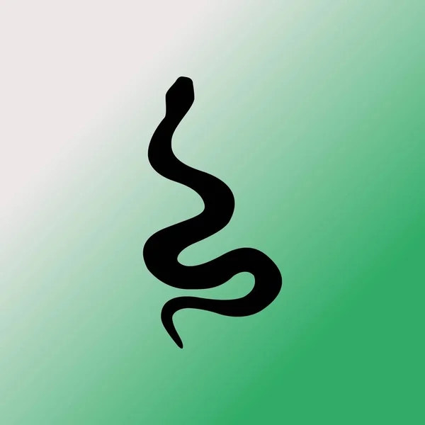 Serpiente Vector Icono Ilustración — Archivo Imágenes Vectoriales