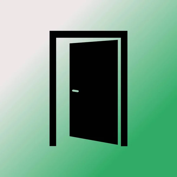 Значок Вектора Открытой Двери — стоковый вектор