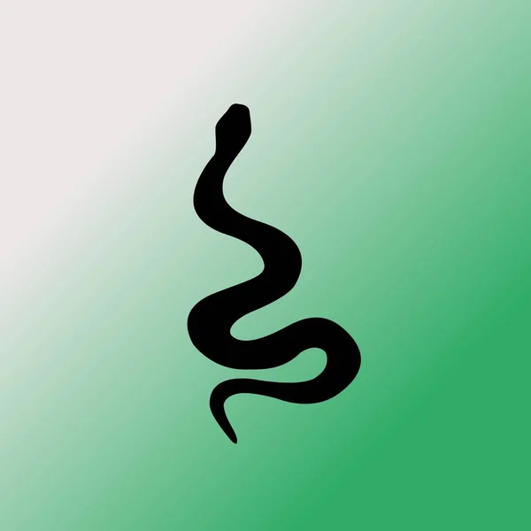Serpente Vettoriale Icona Illustrazione — Vettoriale Stock