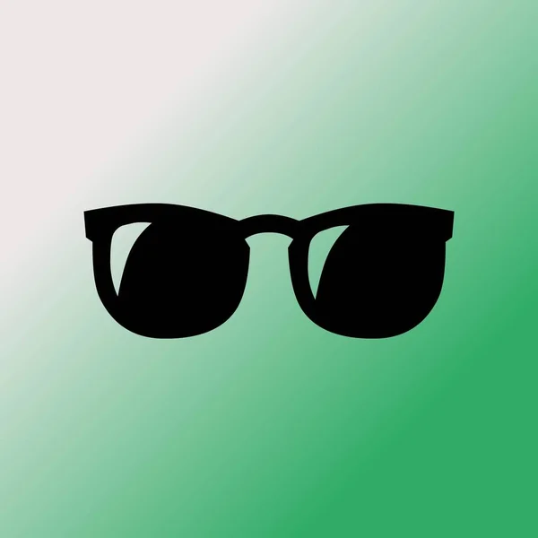 Lunettes de soleil Flat Icon — Image vectorielle