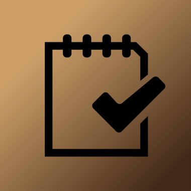 Belge Vektörü Simgesi İllüstrasyonu 