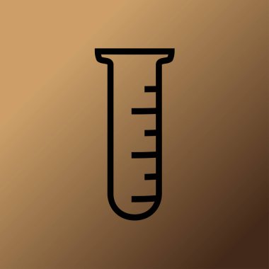 test tüp vektör simgesi