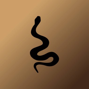 Yılan vektör simge tasarlamak 