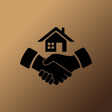 ev ve eller vektör simgesi