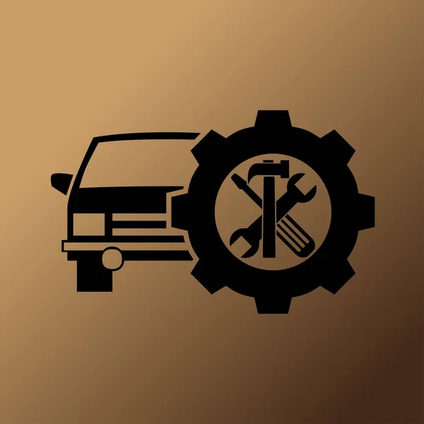 Auto Reparación Vector Icono — Vector de stock