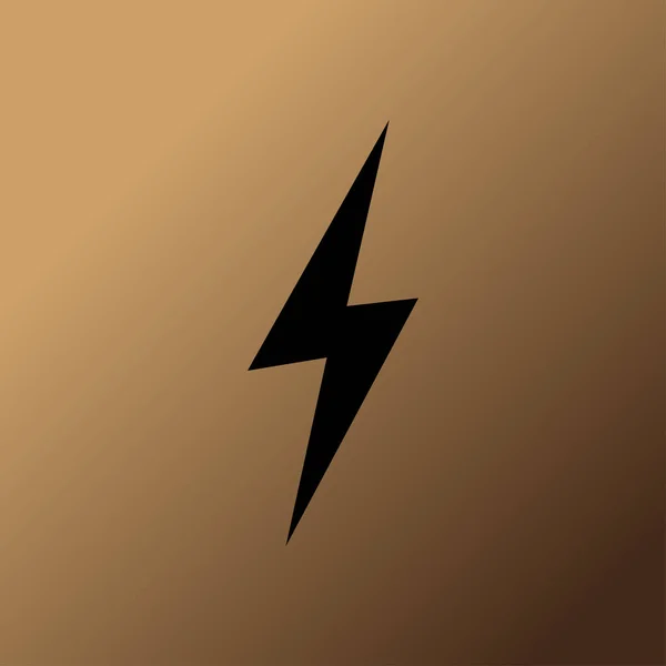 Vector Lightning Icon Illustration — Stock Vector