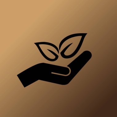 Eko simge vektör simgesi