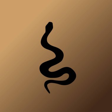 Yılan vektör simge tasarlamak