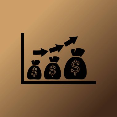 Çanta vektör simgesi ile grafik