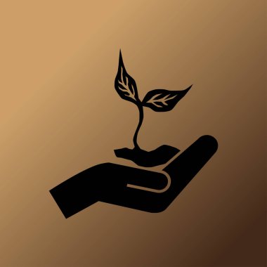 Eko simge vektör simgesi