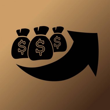 grafik vektör simgesi yetiştirilen paran