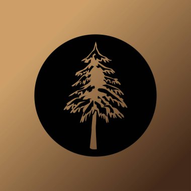 ağaç kutsal kişilerin resmi, Ladin vektör çizim