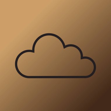 bulut vektör illüstrasyonu 