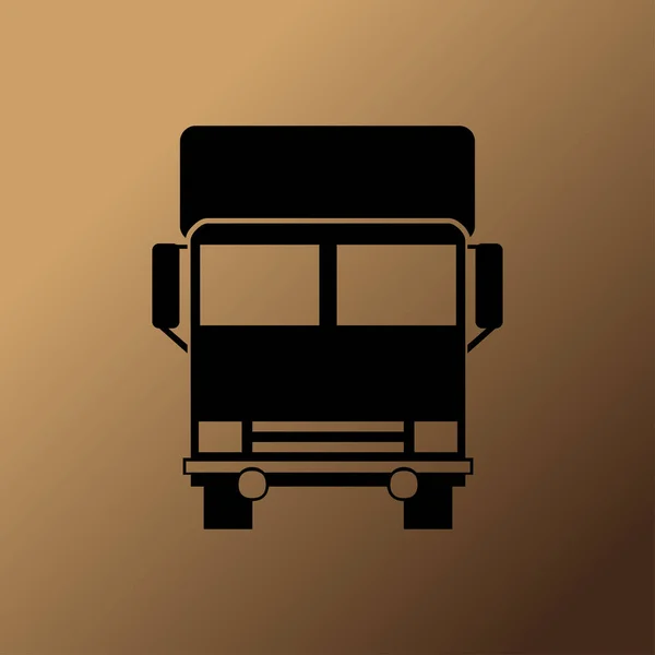 Vector Icon Truck Illustration — Stock Vector