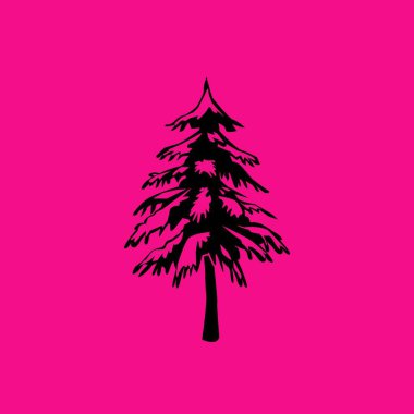 ağaç kutsal kişilerin resmi, Ladin vektör çizim