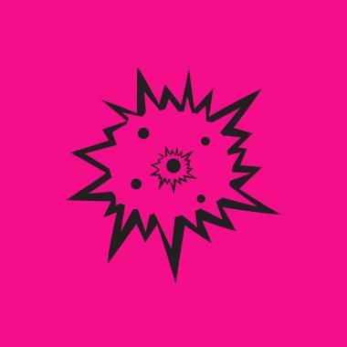 Düz patlama simgesi 