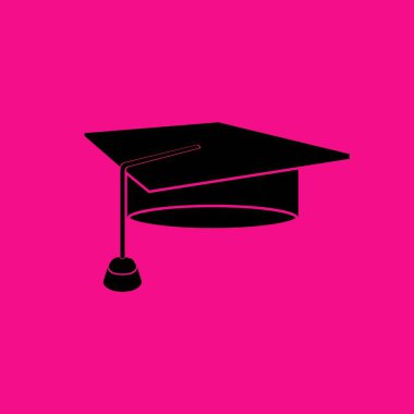 mezuniyet kapsülü vektör simgesi