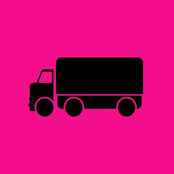 Ikonen för en lastbil illustration — Stock vektor