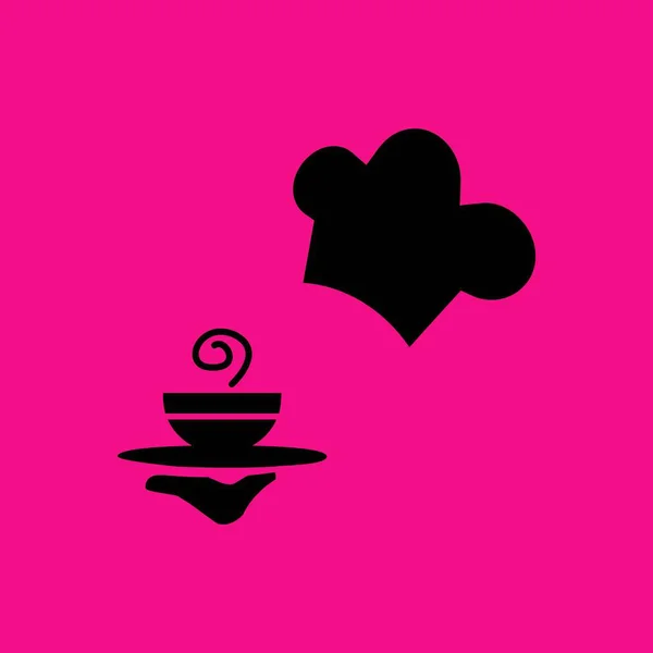 Kellner mit einer Tasse Kaffee — Stockvektor