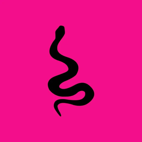 Snake Vektorové Ikonu Obrázek — Stockový vektor