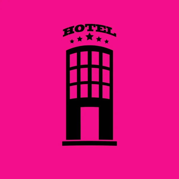 A Hotel icon illusztráció — Stock Vector