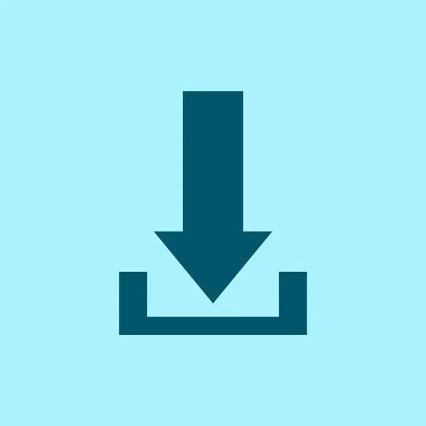 Scarica Icona Vettoriale Sfondo Blu — Vettoriale Stock