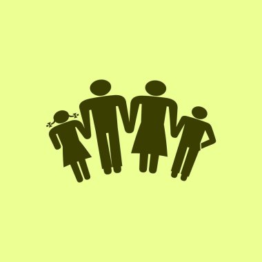 Aile vektör illüstrasyonu 
