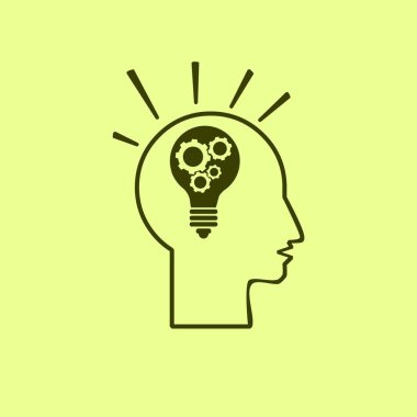 Ekibimizi ampul kavramının, fikir vektör simgesi