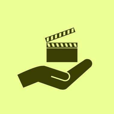 video simge sinema işareti  