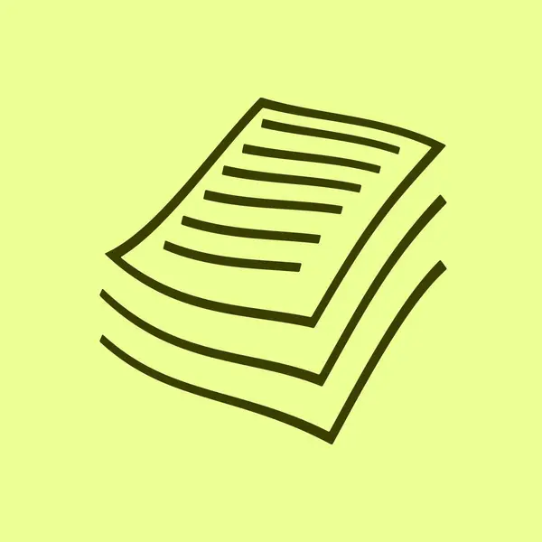 Documento Archivos icono — Vector de stock