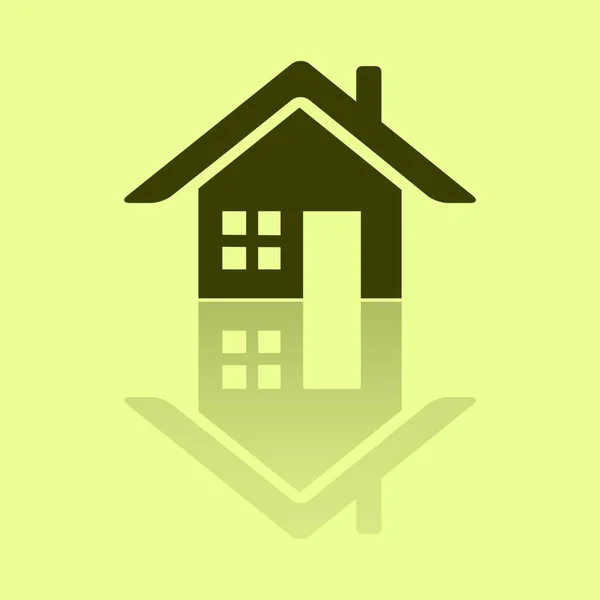Otthoni Vector Icon Illusztráció — Stock Vector
