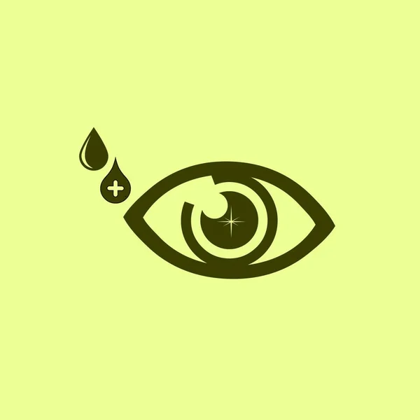 Vector Eye Ikon Szimbólum — Stock Vector